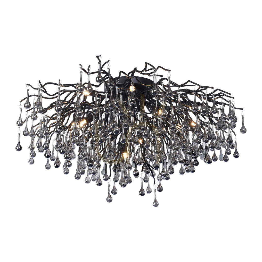Prüfen ICICLE 8092-18 Deckenleuchte, schwarz, 14xG9 ICICLE 8092-18 Deckenleuchte, schwarz, 14xG9