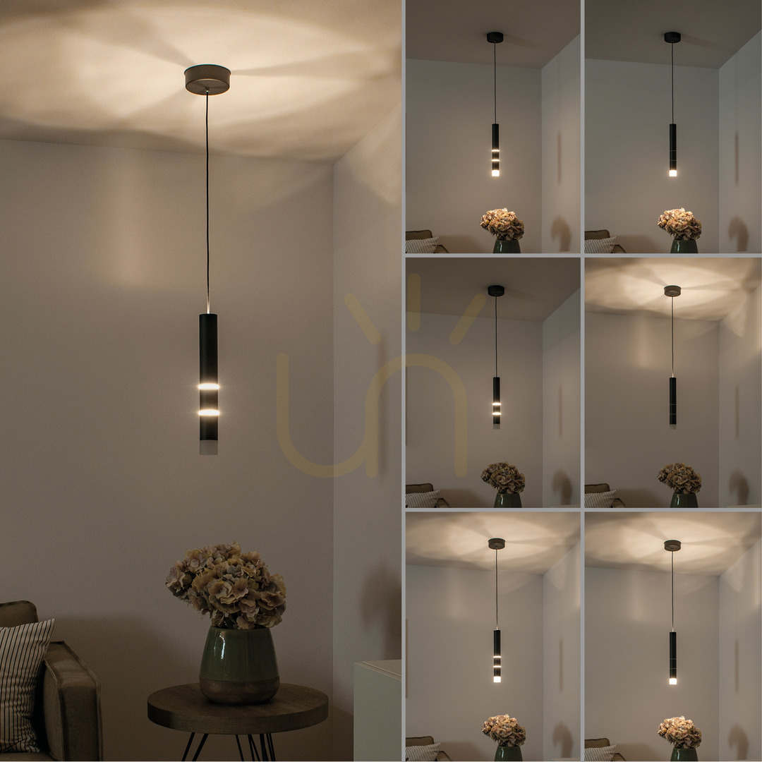 Aussicht PURE-VEGA 2211-60 Pendelleuchte aus Messing mit 4 LEDs PURE-VEGA 2211-60 Pendelleuchte aus Messing mit 4 LEDs