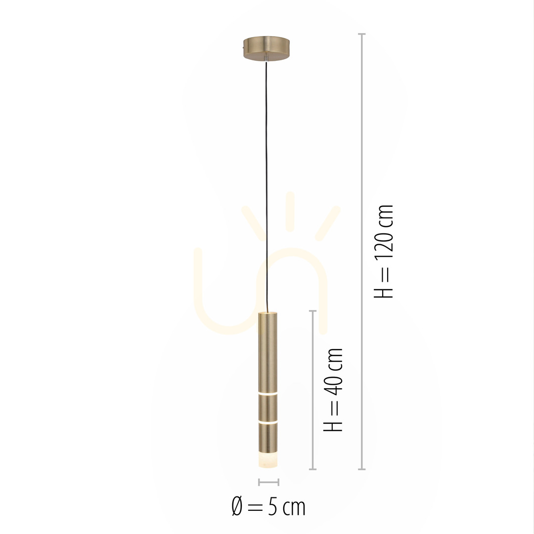 Vorschau PURE-VEGA 2211-60 Pendelleuchte aus Messing mit 4 LEDs PURE-VEGA 2211-60 Pendelleuchte aus Messing mit 4 LEDs