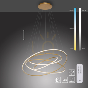 TESSARA 2124-60 Pendelleuchte aus Messing mit 1 LED 13 TESSARA 2124-60 Pendelleuchte aus Messing mit 1 LED small 13