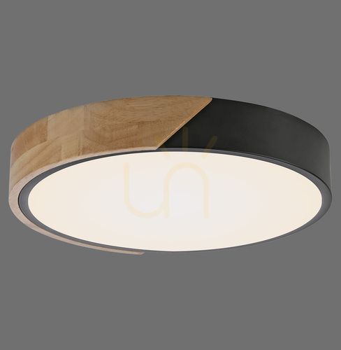 Prüfen BILA 14288-18 Schwarze Deckenleuchte, 1xLED
