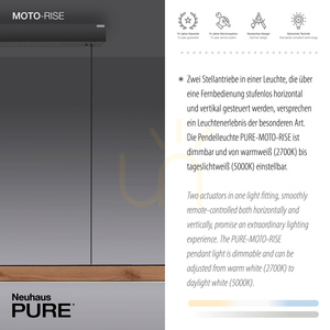 PURE MOTO-RISE 2545-79 Holz-Pendelleuchte mit 3 LEDs small 11