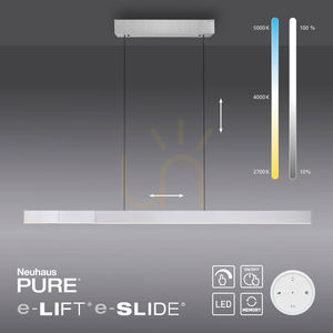 PURE MOTO-RISE 2545-95 Silber 3xLED-Pendelleuchte small 22