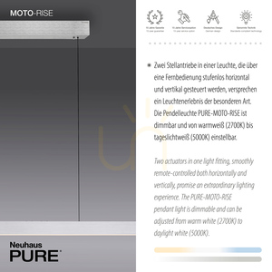 PURE MOTO-RISE 2545-95 Silber 3xLED-Pendelleuchte small 23