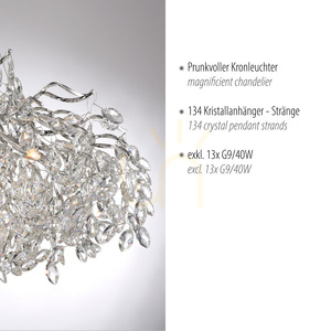 RICICLE 2036-17 Chrom-Pendelleuchte, 13xG9 3 RICICLE 2036-17 Chrom-Pendelleuchte, 13xG9 small 3