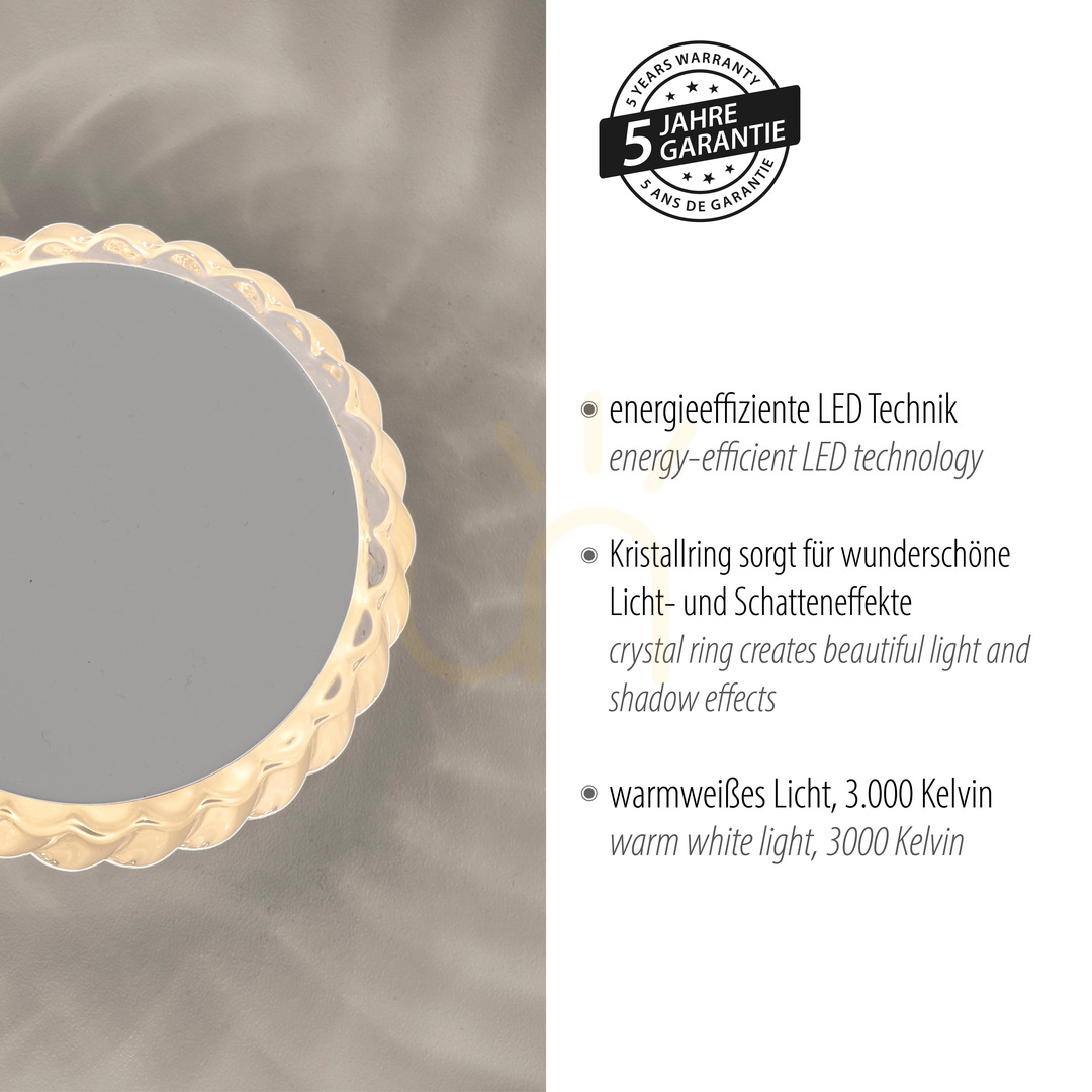 Zeige IGO 18700-16 Wandleuchte, Weiß, 1xLED IGO 18700-16 Wandleuchte, Weiß, 1xLED