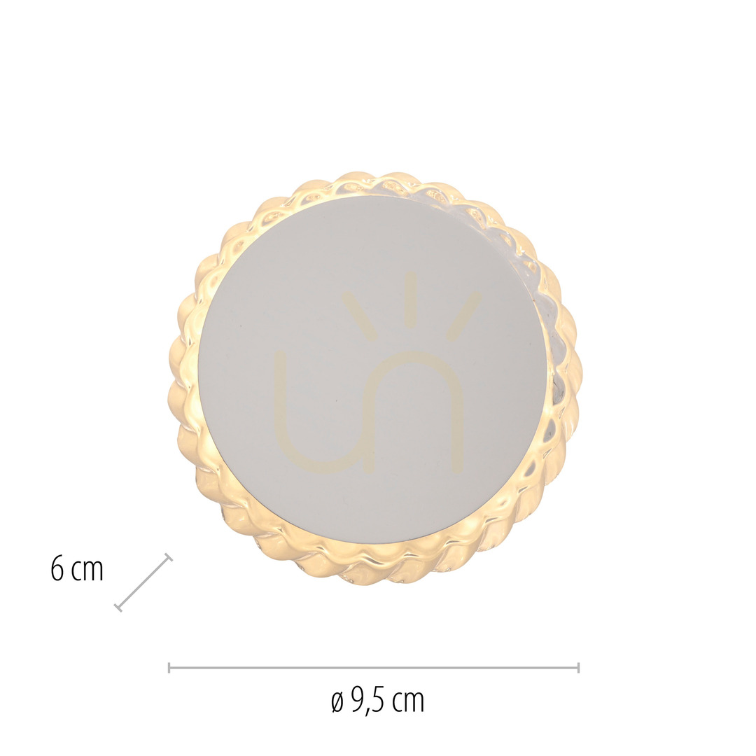 Vorschau IGO 18700-16 Wandleuchte, Weiß, 1xLED IGO 18700-16 Wandleuchte, Weiß, 1xLED