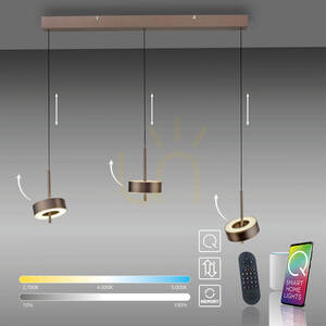Q-ROTATE 2248-34 Braune 3xLED-Pendelleuchte 11 Q-ROTATE 2248-34 Braune 3xLED-Pendelleuchte small 11