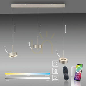 Q-ROTATE 2248-95 Silber 3xLED-Pendelleuchte small 17