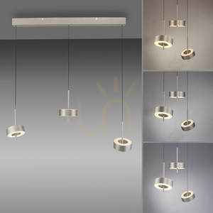 Q-ROTATE 2248-95 Silber 3xLED-Pendelleuchte small 5