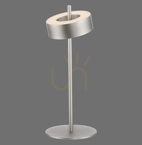 Prüfen Q-ROTATE 4324-95 Tischlampe, Silber, 1xLED