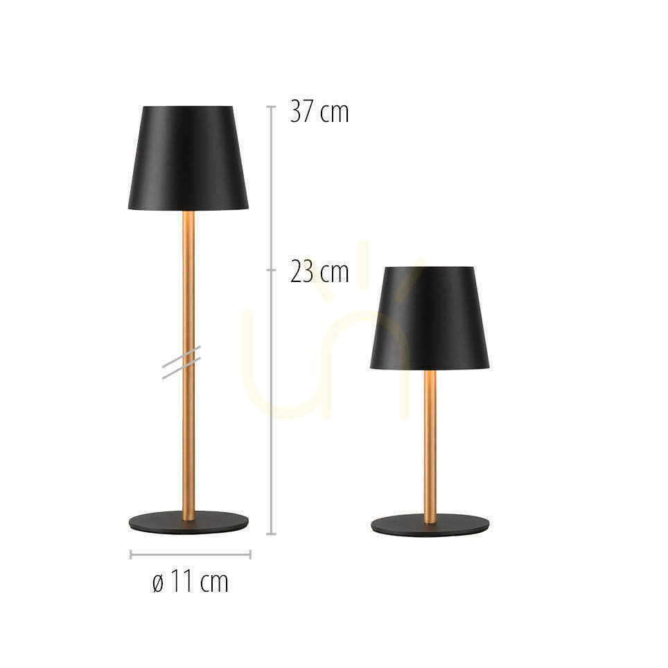 Vorschau EURIA 19250-68 Tischlampe, schwarz, 1xLED EURIA 19250-68 Tischlampe, schwarz, 1xLED