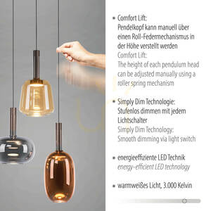 IRIDES 2679-70 Mehrfarbige 3xLED-Pendelleuchte 3 IRIDES 2679-70 Mehrfarbige 3xLED-Pendelleuchte small 3