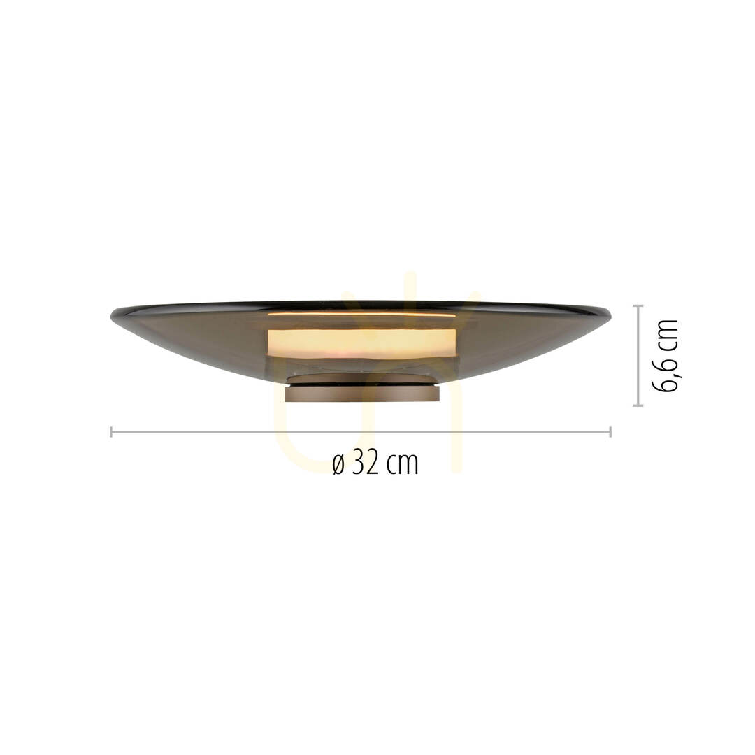 Aussicht PURE MOON 4594-97 Tischlampe, braun, 1xLED PURE MOON 4594-97 Tischlampe, braun, 1xLED