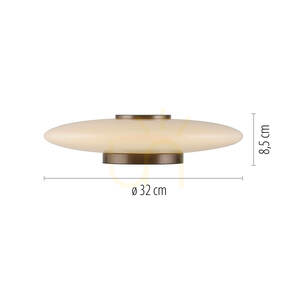 PURE VITRUM 4080-34 Tischlampe, braun, 1xLED 8 PURE VITRUM 4080-34 Tischlampe, braun, 1xLED small 8