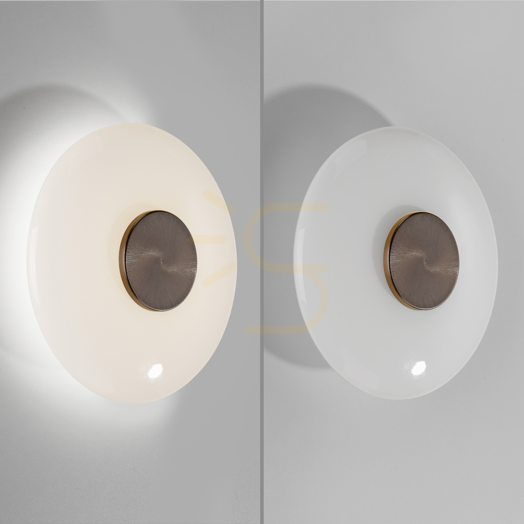 Anzeige PURE VITRUM 6082-34 Braune Wandleuchte, 1xLED PURE VITRUM 6082-34 Braune Wandleuchte, 1xLED