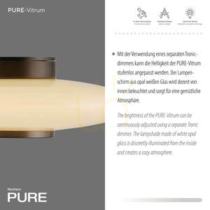 PURE VITRUM 6082-34 Braune Wandleuchte, 1xLED 3 PURE VITRUM 6082-34 Braune Wandleuchte, 1xLED small 3