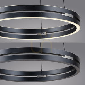 PURE E-LOOP 2550-15 Grau 2xLED-Pendelleuchte small 15