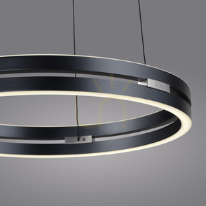 PURE E-LOOP 2550-15 Grau 2xLED-Pendelleuchte small 22