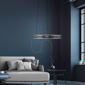PURE E-LOOP 2550-15 Grau 2xLED-Pendelleuchte small 23