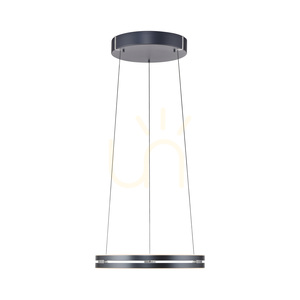 PURE E-LOOP 2550-15 Grau 2xLED-Pendelleuchte small 26