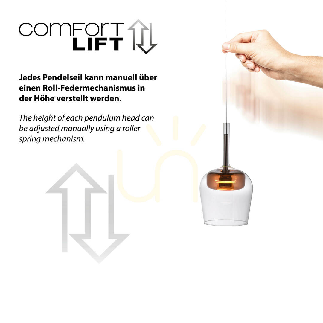 Aussicht Q-KON 2741-20 Pendelleuchte aus Kupfer, 1xLED Q-KON 2741-20 Pendelleuchte aus Kupfer, 1xLED