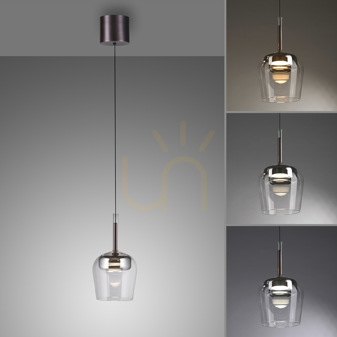 Prüfen Q-KON 2741-21 Silber 1xLED-Pendelleuchte Q-KON 2741-21 Silber 1xLED-Pendelleuchte