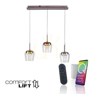 Q-KON 2742-70 Mehrfarbige 3xLED-Pendelleuchte small 1