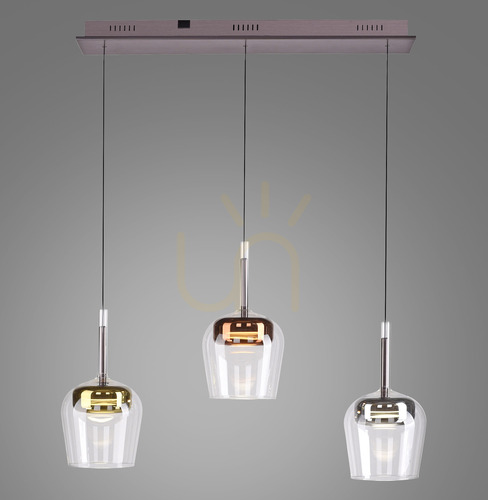 Prüfen Q-KON 2742-70 Mehrfarbige 3xLED-Pendelleuchte