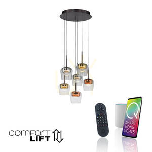Q-KON 2744-70 Mehrfarbige 6xLED-Pendelleuchte small 1
