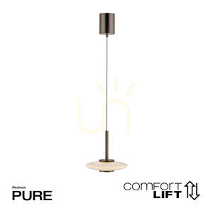 PURE VITRUM 2053-34 Braun 2xLED-Pendelleuchte small 1
