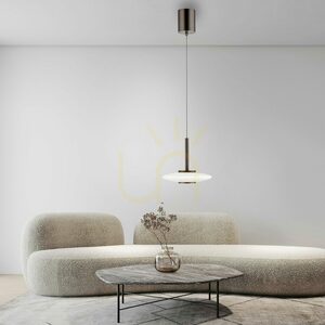 PURE VITRUM 2053-34 Braun 2xLED-Pendelleuchte small 18