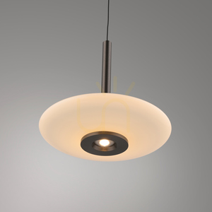 PURE VITRUM 2053-34 Braun 2xLED-Pendelleuchte small 20