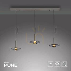 PURE VITRUM 2083-15 Grau 6xLED-Pendelleuchte small 11
