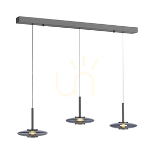 PURE VITRUM 2083-15 Grau 6xLED-Pendelleuchte small 7