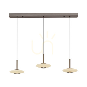 PURE VITRUM 2083-34 Braune 6xLED-Pendelleuchte small 10