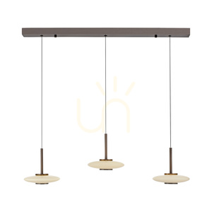 PURE VITRUM 2083-34 Braune 6xLED-Pendelleuchte small 13
