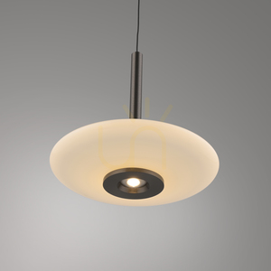 PURE VITRUM 2083-34 Braune 6xLED-Pendelleuchte small 9