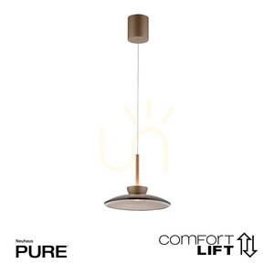 PURE MOON 2191-97 Braune 2xLED-Pendelleuchte small 1