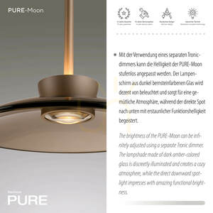 PURE MOON 2191-97 Braune 2xLED-Pendelleuchte small 4