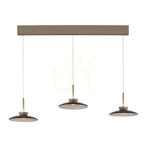 PURE MOON 2193-97 Braune 6xLED-Pendelleuchte small 23