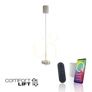 Q-ROTATE 2247-95 Silber 1xLED-Pendelleuchte small 1