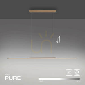 PURE SURFACE 2302-97 Braun 1xLED-Pendelleuchte small 12