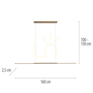 PURE SURFACE 2302-97 Braun 1xLED-Pendelleuchte small 8