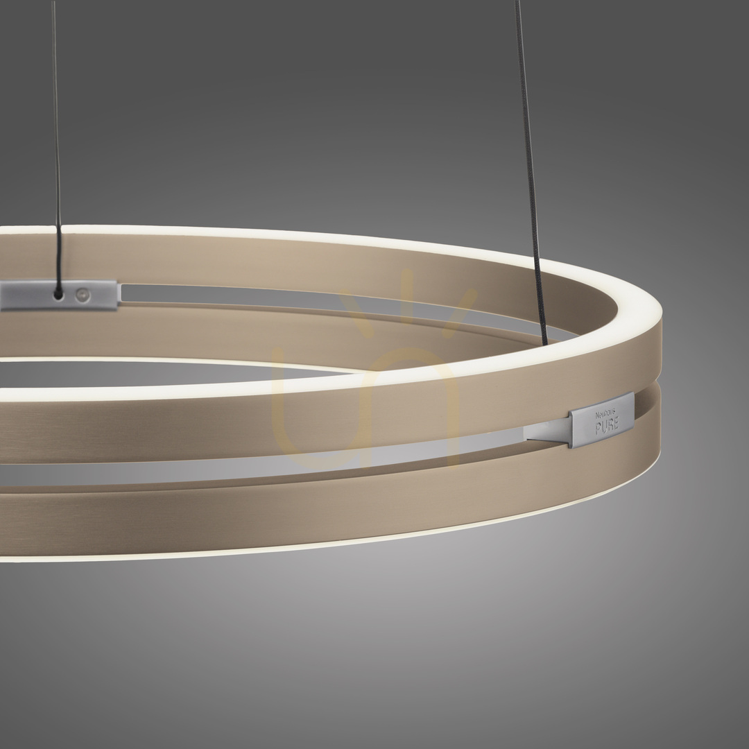 Anzeige PURE E-LOOP 2550-60 Pendelleuchte aus Messing mit 2 LEDs PURE E-LOOP 2550-60 Pendelleuchte aus Messing mit 2 LEDs