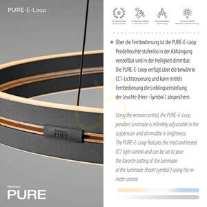 PURE E-LOOP 2551-18 Schwarz 2xLED-Pendelleuchte 4 PURE E-LOOP 2551-18 Schwarz 2xLED-Pendelleuchte small 4
