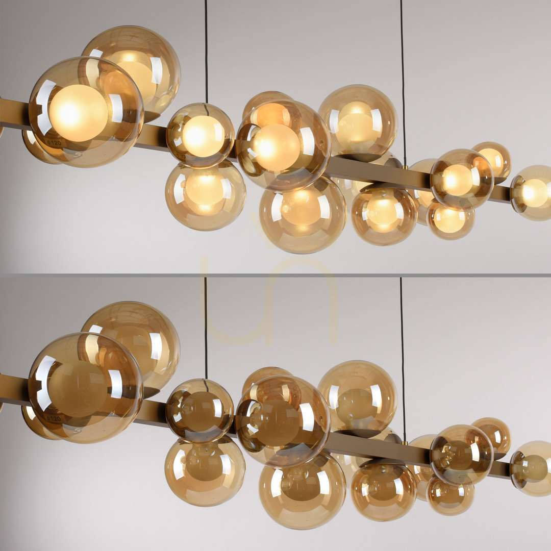 Aussicht PURE E-POPUP 2557-97 Gold 18xLED Pendelleuchte PURE E-POPUP 2557-97 Gold 18xLED Pendelleuchte