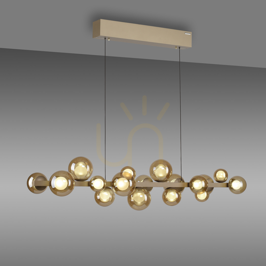 Prüfen PURE E-POPUP 2557-97 Gold 18xLED Pendelleuchte PURE E-POPUP 2557-97 Gold 18xLED Pendelleuchte
