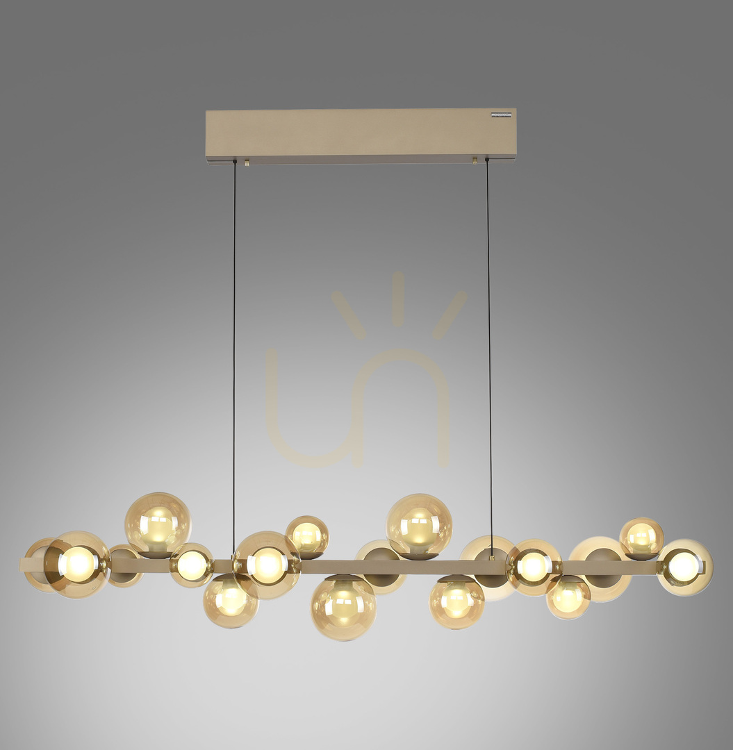 Aussicht PURE E-POPUP 2557-97 Gold 18xLED Pendelleuchte PURE E-POPUP 2557-97 Gold 18xLED Pendelleuchte