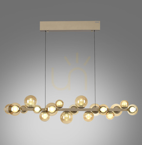 PURE E-POPUP 2557-97 Gold 18xLED Pendelleuchte 0 PURE E-POPUP 2557-97 Gold 18xLED Pendelleuchte small 0